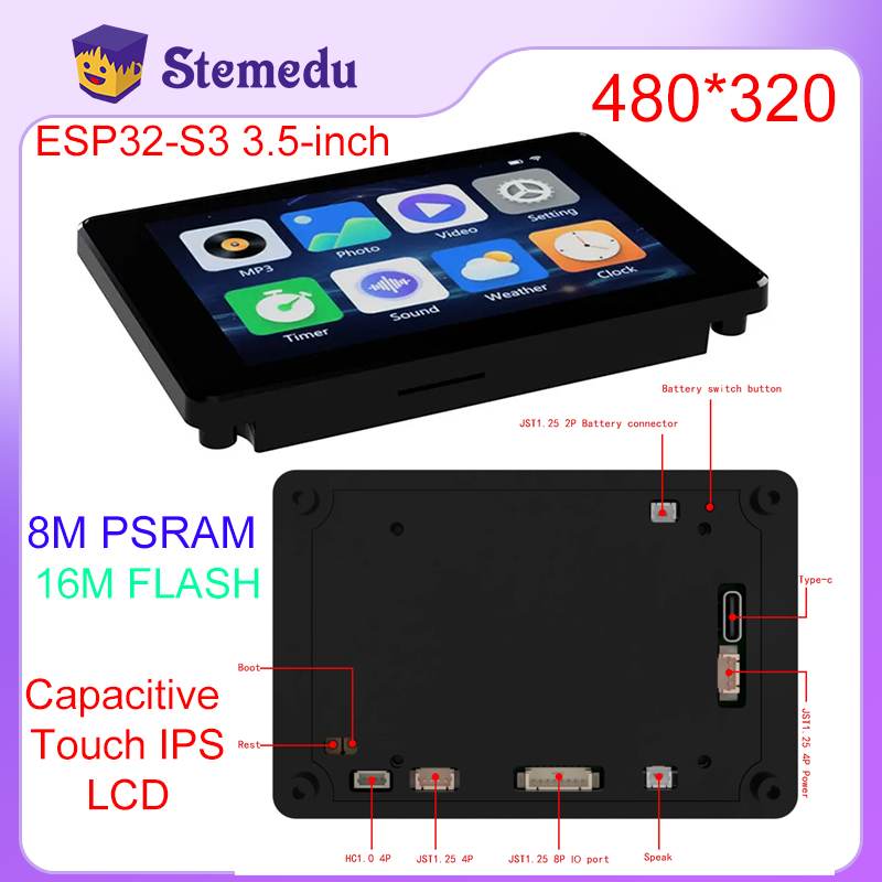 Espressif Esp32 - Mini ESP32-S3 Módulo IPS de Toque