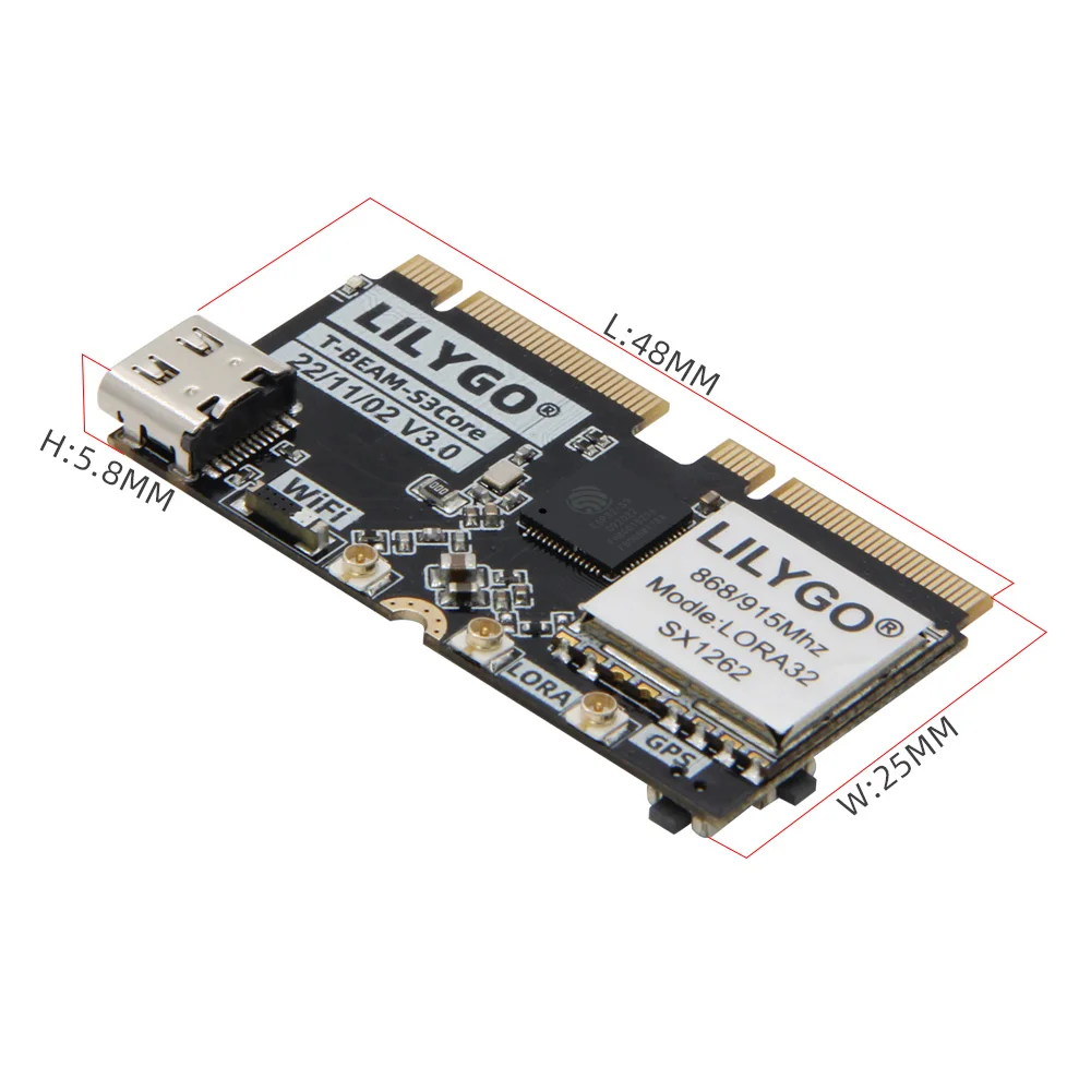 LILYGO T-BEAM-CORE V3.0 L76K U - Esp32 avaliação e preço