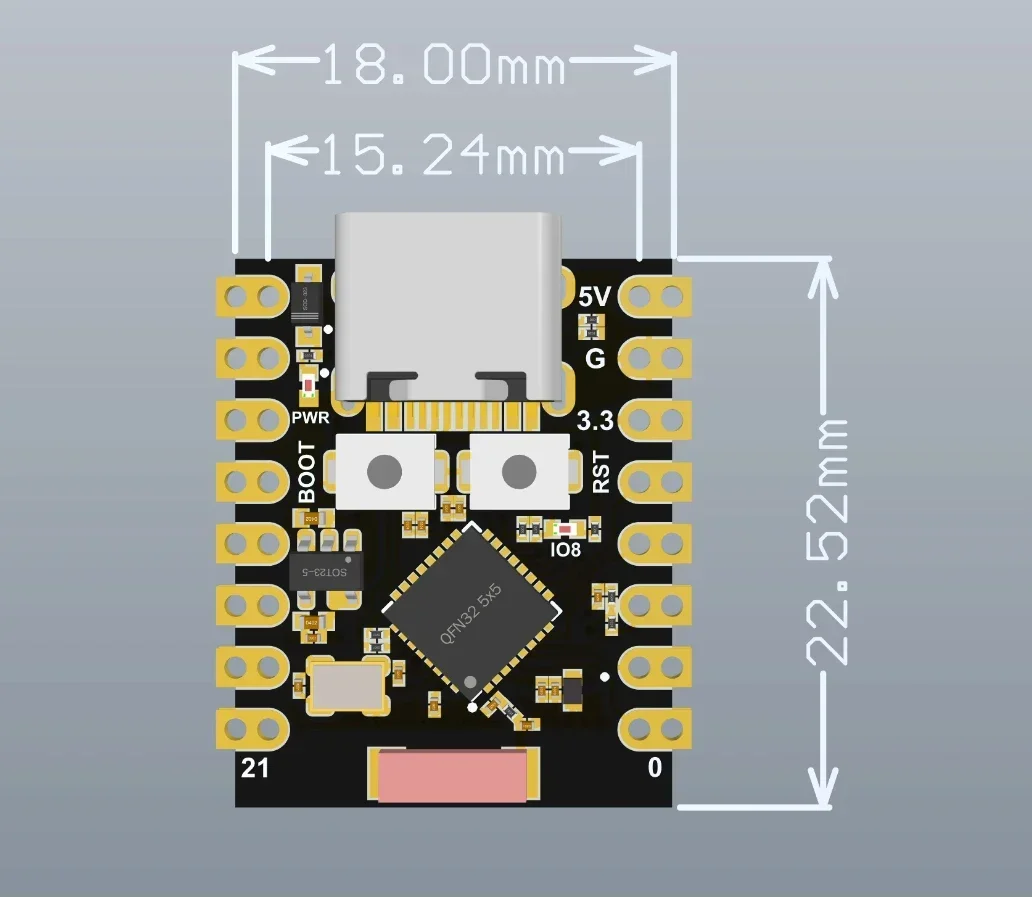 ESP32-C3 ESP32 Super Mini Plac - Esp32 C3 avaliação e preço
