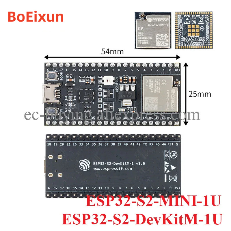 ESP32-S2-DevKitM-1U Placa de D - Esp32 S2 avaliação e preço