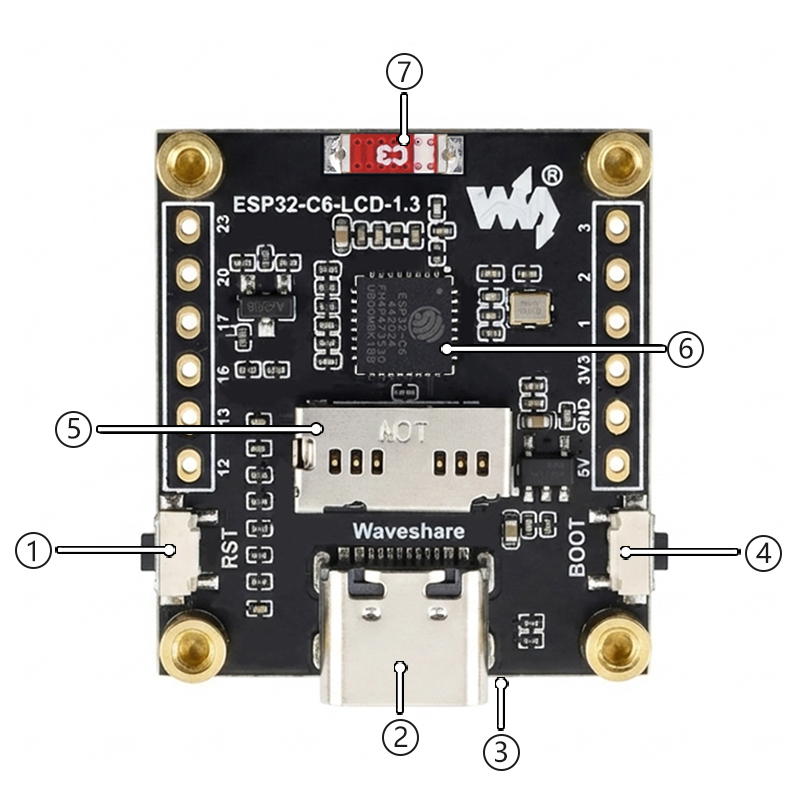 ESP32-C6 placa de desenvolvime - Esp32 C6 avaliação e preço