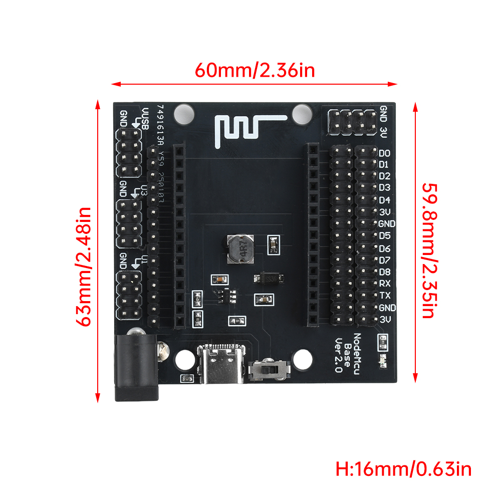Placa de Desenvolvimento NodeM - Esp8266 Nodemcu avaliação e preço