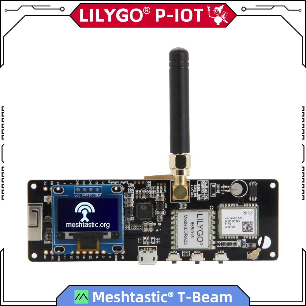 LILYGO® TTGO Meshtastic T-Beam - Espressif Esp32 avaliação e preço
