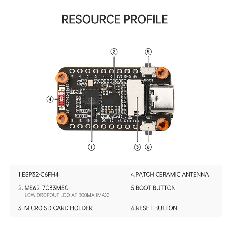 【NOVO A09R!】 Placa de Desenvol - Esp32 C6 avaliação e preço