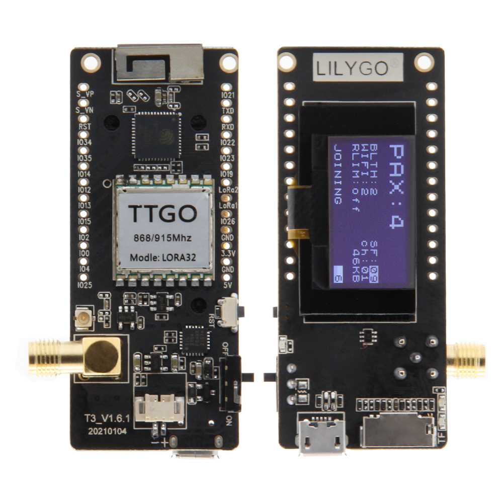 Módulo TTGO T3 LoRa32 V1.6.1 E - Esp32 avaliação e preço